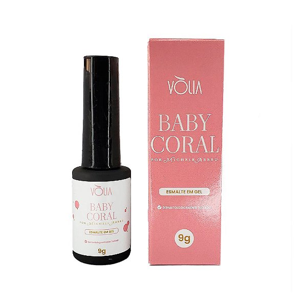 Esmalte em Gel Baby Coral - Volia - 9g