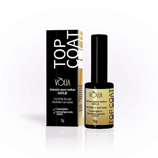 Top Coat Gold Dourado - Volia