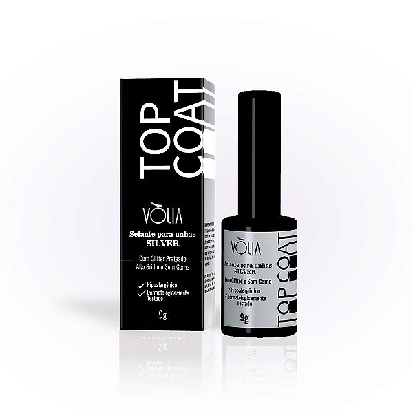 Top Coat Silver Prata - Volia