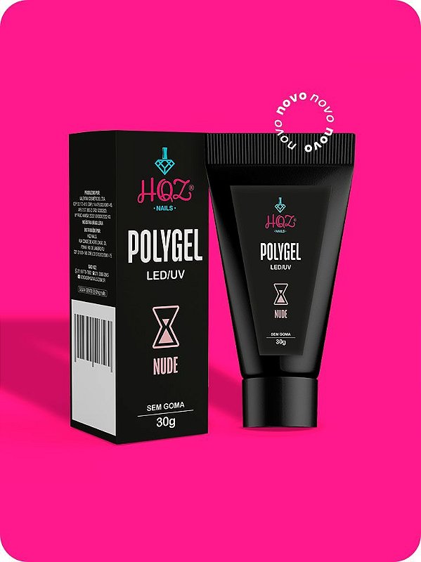 Polygel sem Goma 30g LED/UV - HQZ Nails