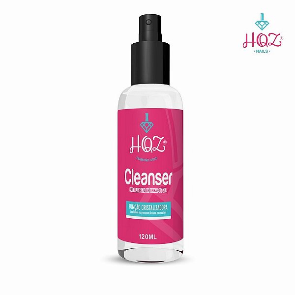 Cleanser Limpeza e remoção da Goma de Gel HQZ Nails - 120ml