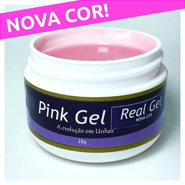 Gel LU2 PINK REAL - NOVA COR - Piu Bella - 28g