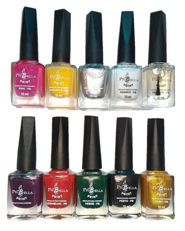 Esmalte para Carimbo - Piu Bella (10ml)