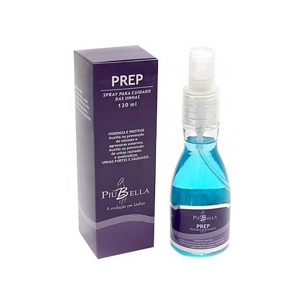 Prep Più Bella 120ml Antisséptico Spray Para Unhas