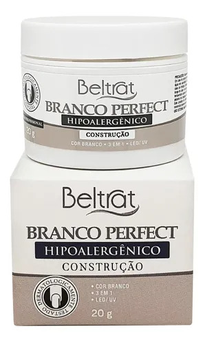 Gel Base p/ Unhas - Branco Perfect - Beltrat 20g