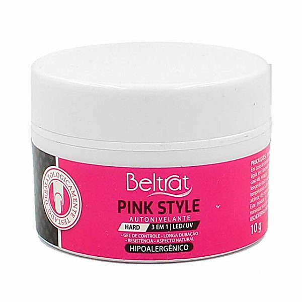Mini Gel Hard p/ Unhas - Pink Style - Beltrat (10g)