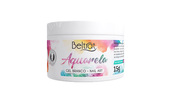 Gel de Unhas Aquarela Branco 15g - Beltrat