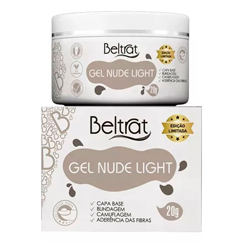 Gel Capa Base 20G - Gel Nude Light - Beltrat EDIÇÃO LIMITADA