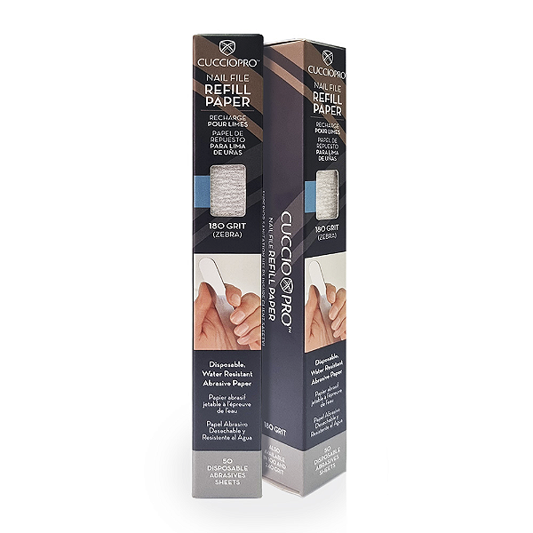 Lixa Refil Papel 180gr -  50und - Cuccio