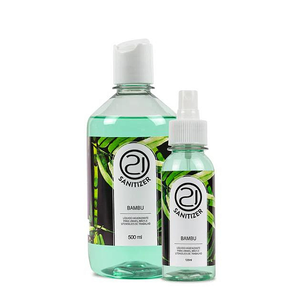Sanitizer 125ml - Spray Higienizante p/ Unhas - Nails 21