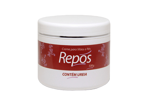 Creme com Uréia para Mãos e Pés  500g - Repos Cosmeticos