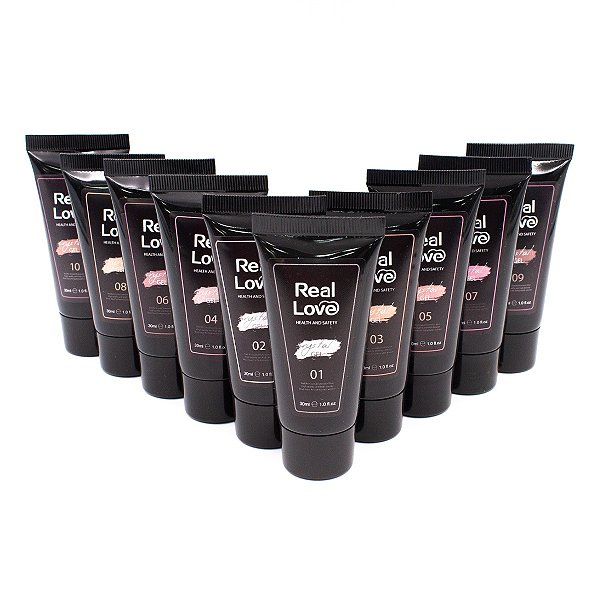 Polygel Com Glitter 30ml - Real Love