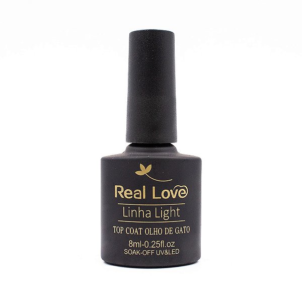 Top Coat Magnético Efeito Olho de Gato 8ml - Real Love