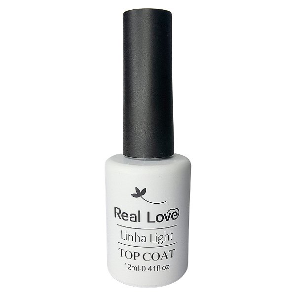 Top Coat Para Unhas Linha Light 12ml - Real Love