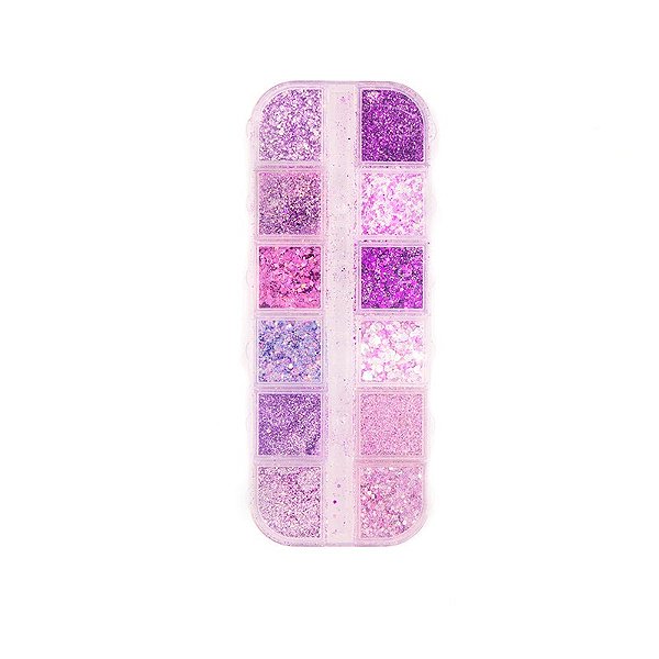 Kit Glitter Tons de Roxo - Real Love
