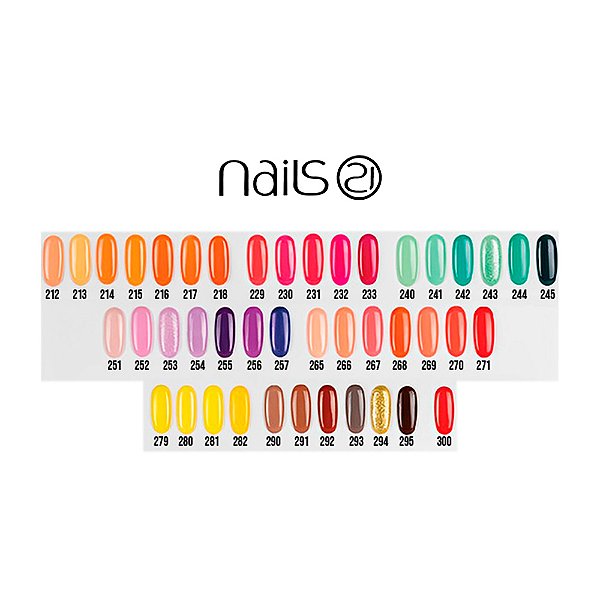 Easy Color Tradicionais (201 ao 300) - Esmalte em Gel - Nails 21