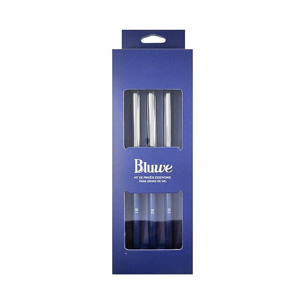 Kit 3 Pincéis - Bluwe