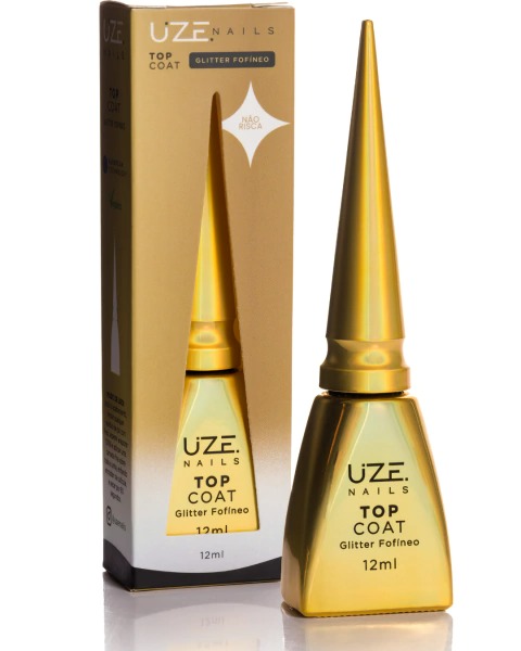 Top Coat Glitter Fofineo 12ml - Uze Nails