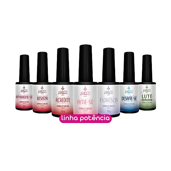 Esmalte em Gel 10g - Linha Potência - HQZ Nails