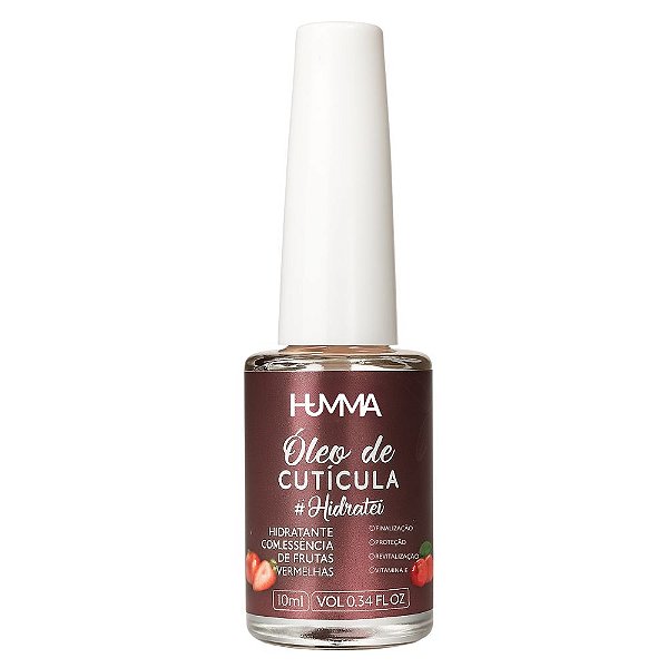 Óleo de Cutícula 10ml - Essência Frutas Vemelhas - Humma