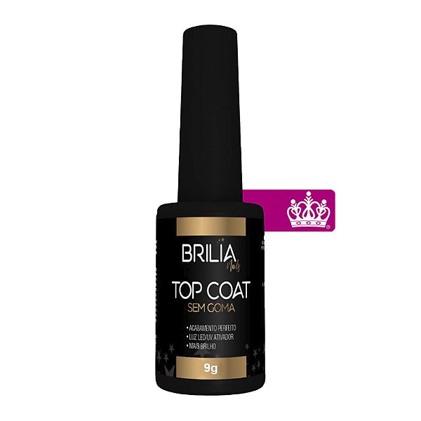Top Coat Sem Goma 9g - Brilia Nails
