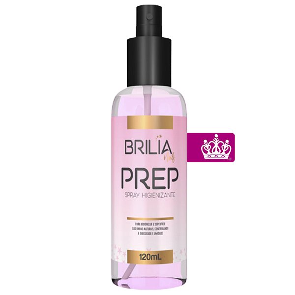 Prep Spray Higienizante 120ml - Brilia Nails