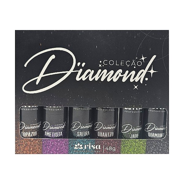 Kit Esmalte em Gel Coleção Diamond 48g - Risa Professional