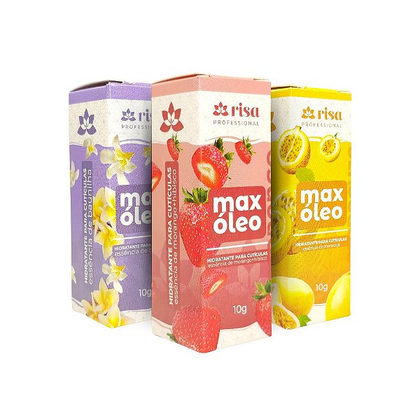 Max Óleo 10g - Hidratante de Cutículas - Risa Profissional