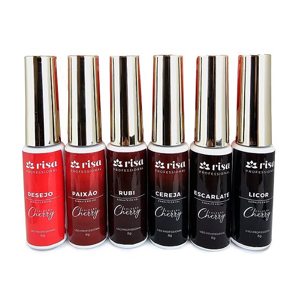 Coleção Cherry Esmalte em Gel 48g - Risa Professional