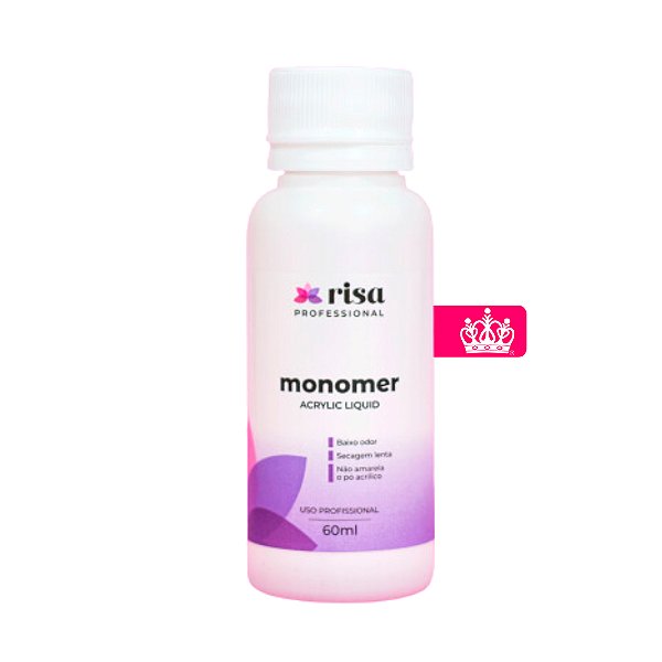 Monomer Liquido Acrílico 60ml - Risa Professional