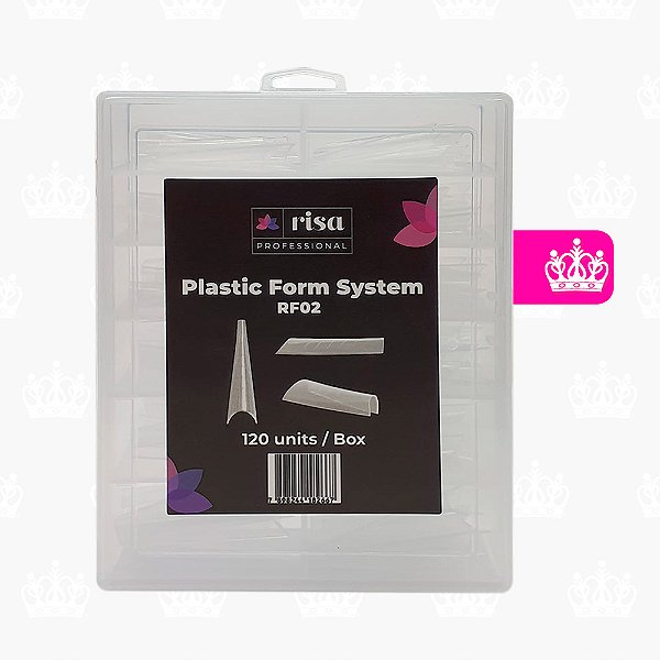 Molde F1 RF02 para Polygel e Acrigel - 120und - Risa Professional