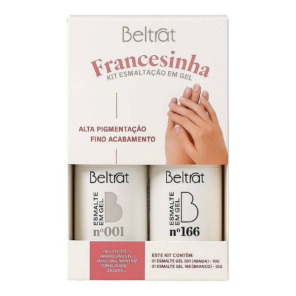 Kit Esmalte em Gel 10g - Francesinha - Beltrat