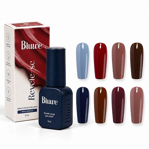 Esmalte em Gel Coleção Revele-se 9ml - Bluwe