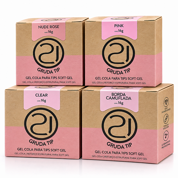 Gel Ecoline - Gruda Tip - 16g Nails 21