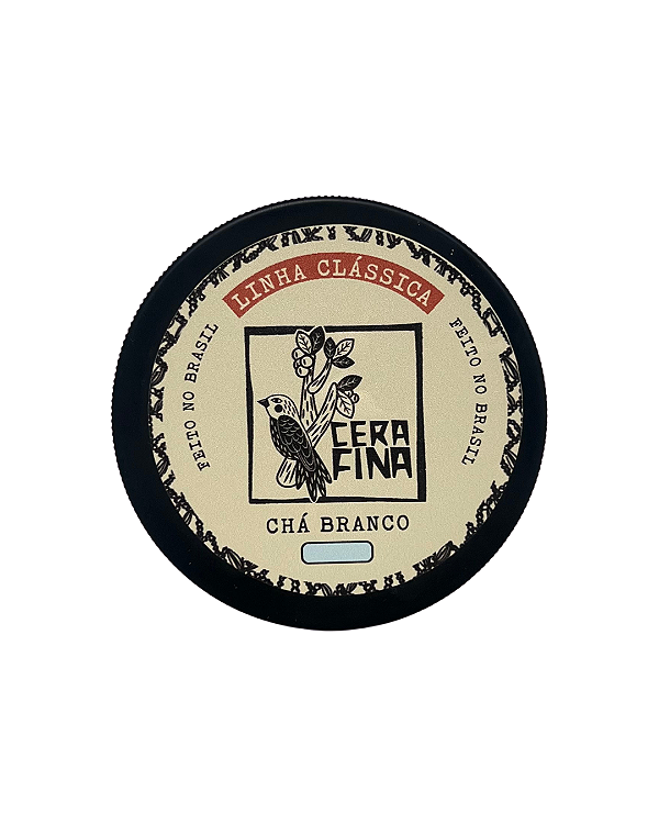 Vela aromática chá branco na lata