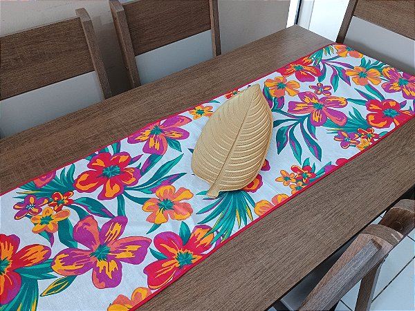 Caminho de Mesa em Chita com viés Fafaty