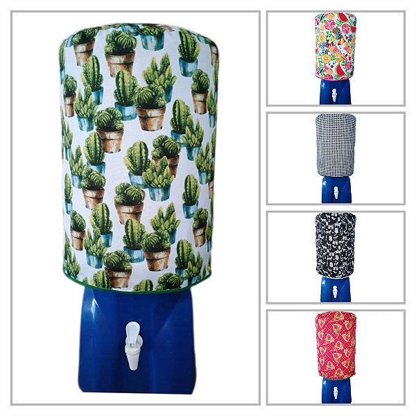 Capa para Galão de Água 20L em tecido Oxford estampado