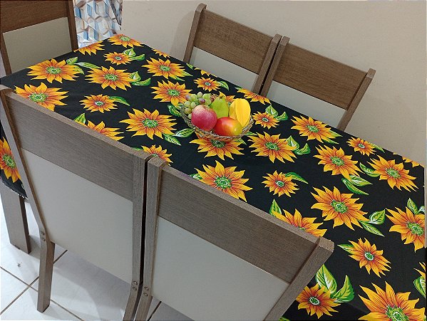 Toalha de Mesa Retangular de Chita 1,80 x 1,40m Fafaty