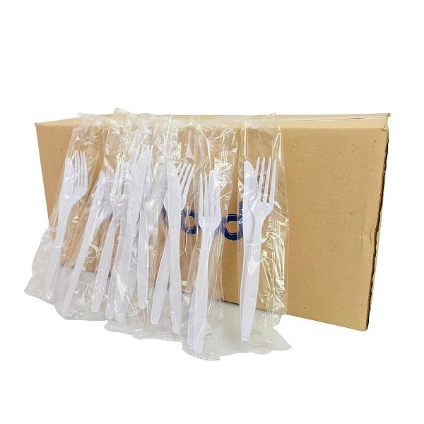 Kit Garfo e Faca Master Caixa C/150un