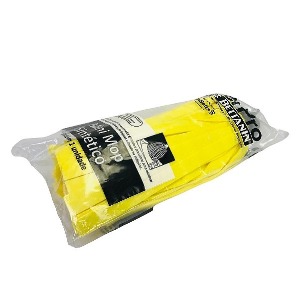 Mini Mop Amarelo Sintético Superpro Bettanin S/cabo Ref: 9118