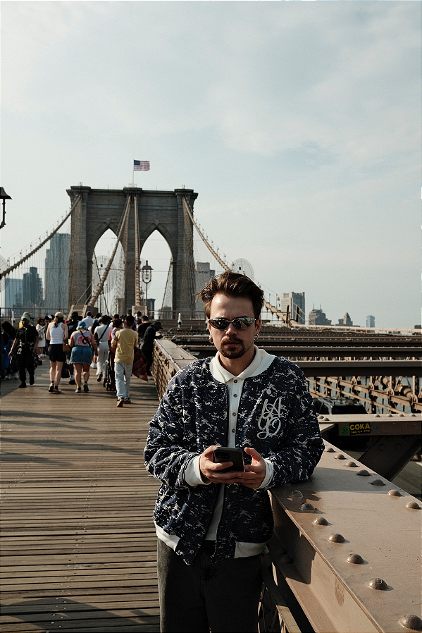 Jaqueta Bomber Off White