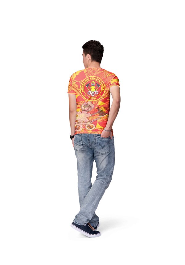 Camiseta Manga Curta Personalizada  Com Sua Estampa em  Sublimação Total Personalizadas ( Pedido Mínimo 10 camisetas )