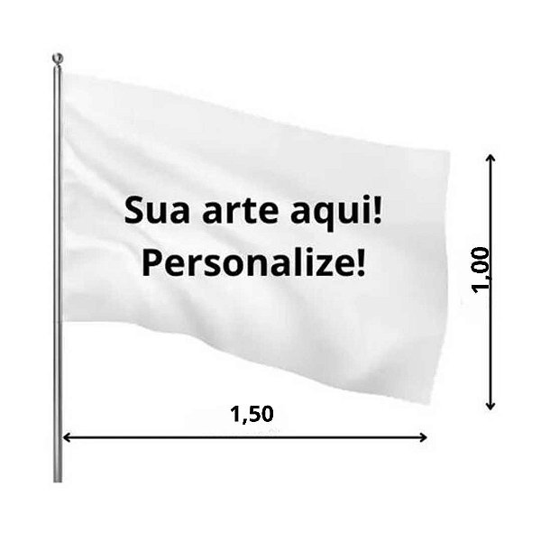 Bandeira  150x 100 cm Personalizada com sua Estampa