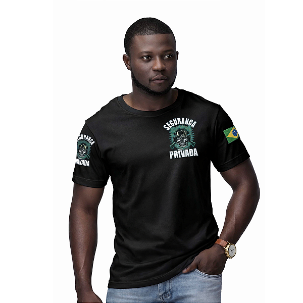 Camiseta manga curta segurança privada