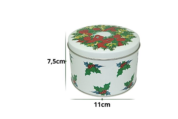Lata Natal Guirlanda