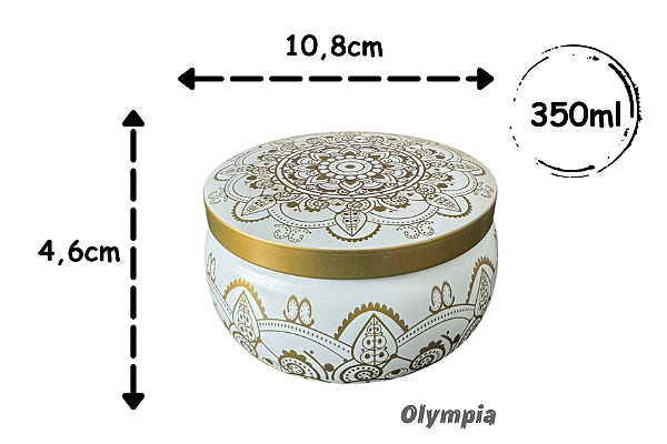 Lata Filigrana Pérola 350ml