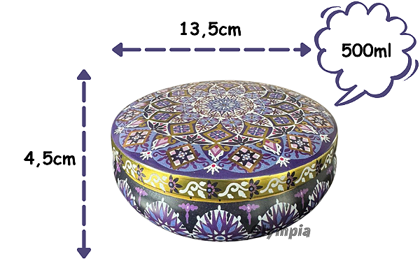 Lata Arabesco Violeta 500ml