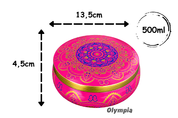 Lata Agata Rosa 500ml