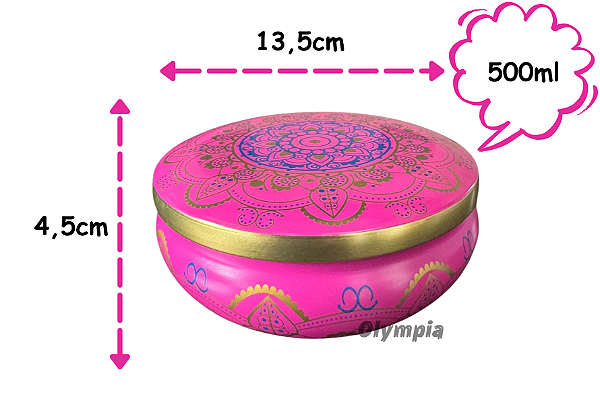 Lata Agata Rosa 500ml