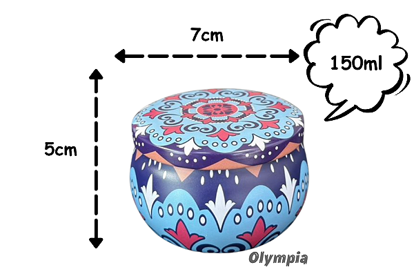 Lata Mandala Índigo 150ml